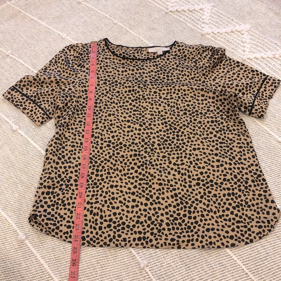 🦚HP🦚 LOFT Leopard Print Blouse - Picture 10 of 11